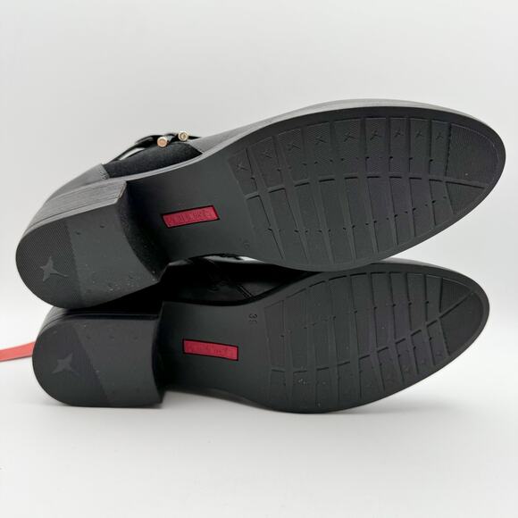 Pikolinos Womens Daroca Ankle Booties EU 39 US 8.5 Black Leather NIB - Picture 12 of 13